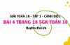 Giải bài 4 trang 18 Toán 10 tập 1 SGK Cánh Diều
